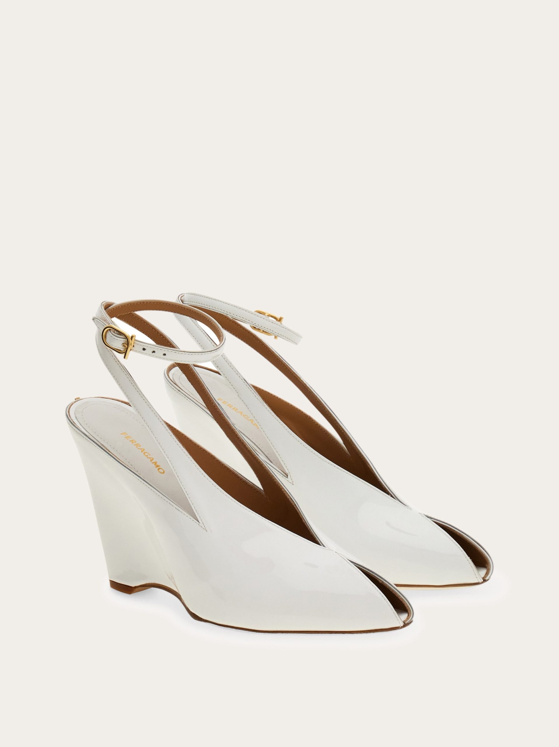 Ferragamo Peep toe wedge sandal - Image 2